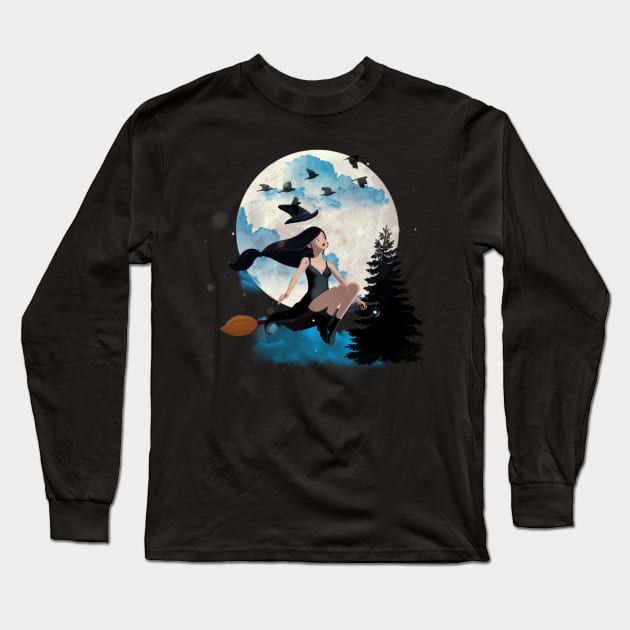 Soar Long Sleeve T-Shirt by Meowlentine